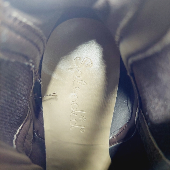 NEW Splendid Women's Marika Block Heel Suede Booties In Brown K400 - Picture 10 of 12